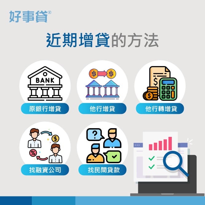 近期增貸的方法