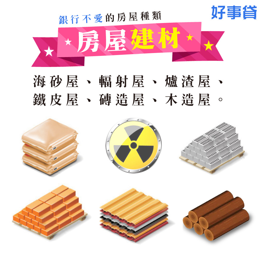 銀行不愛的房屋建材