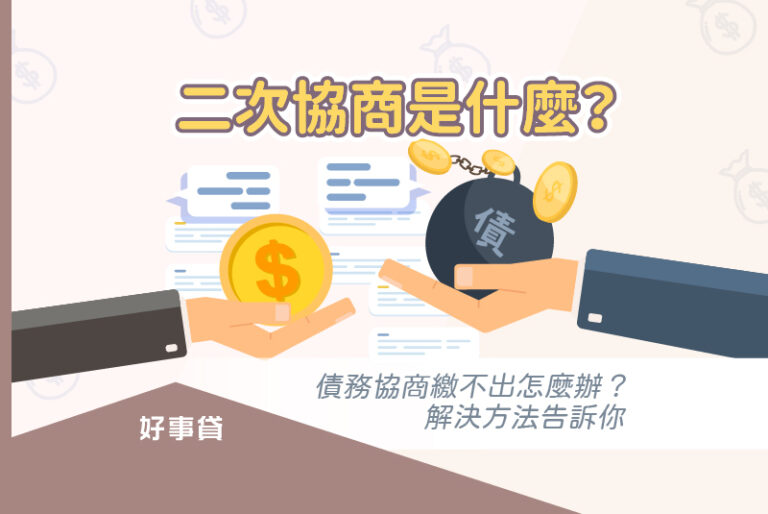 二次協商是什麼？債務協商繳不出怎麼辦？解決方法告訴你。
