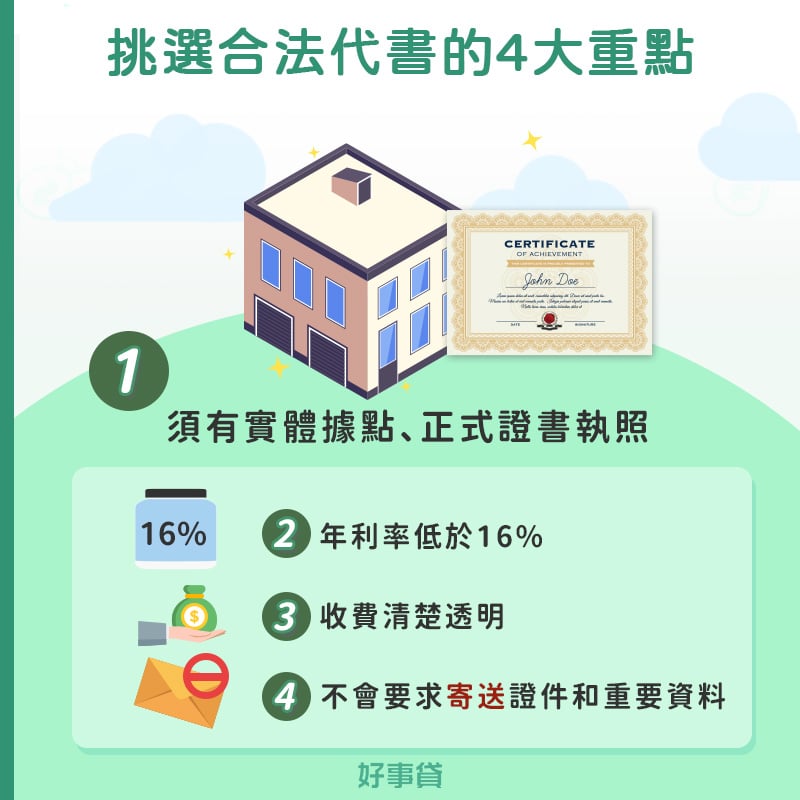挑選合法代書的4大重點