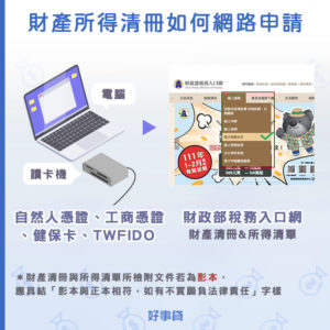 財產清單申請事項